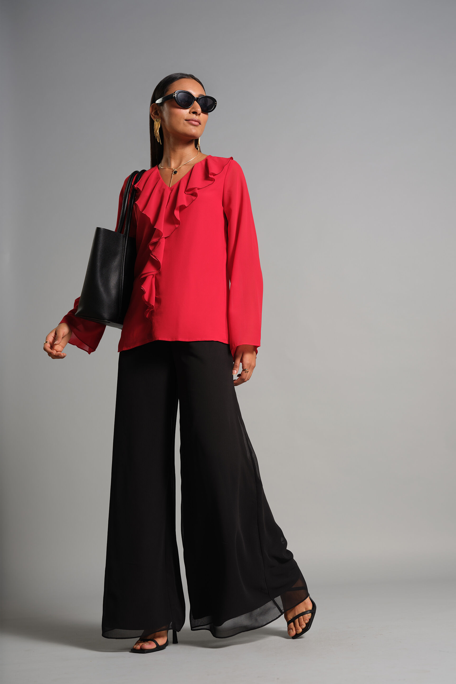 Olesia Red Top, Red, image 2